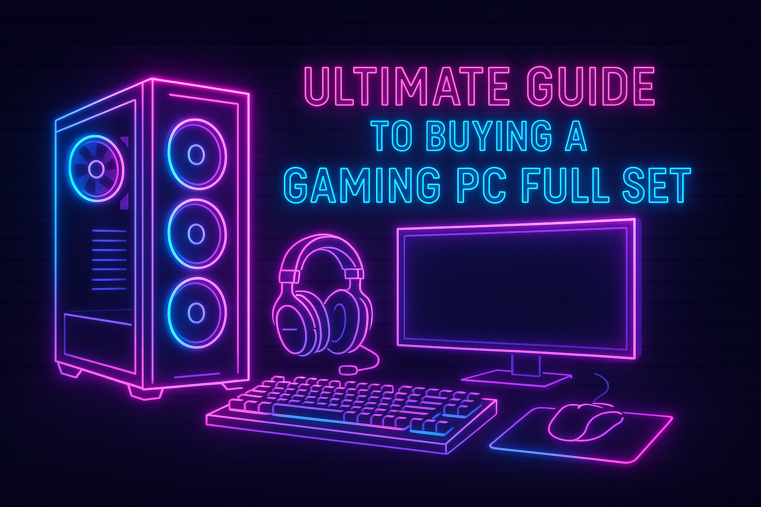 gaming pc full set