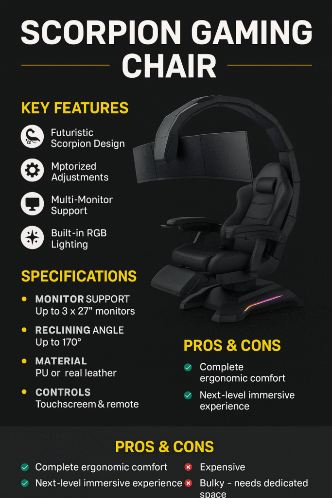 scorpion gaming chair