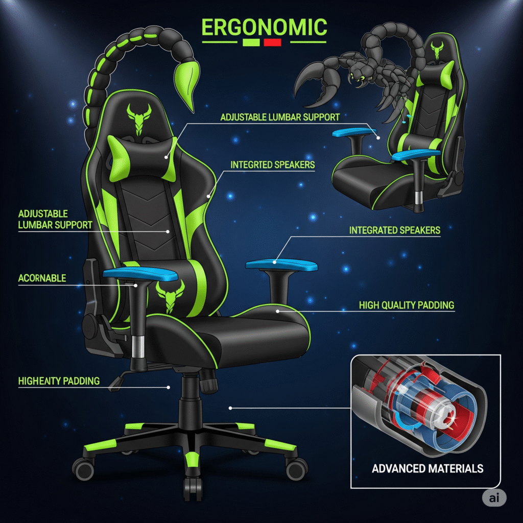 scorpion gaming chair