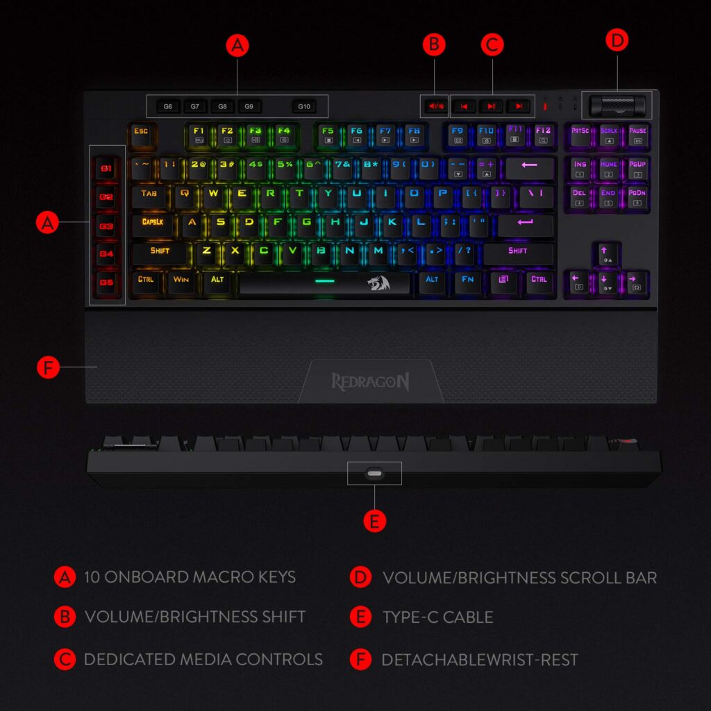 Wireless Gaming Keyboard