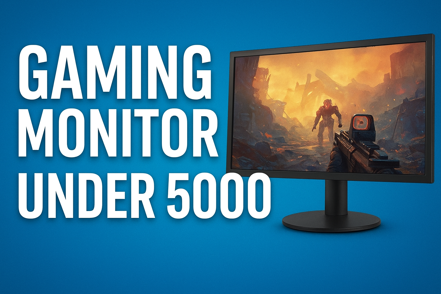 gaming monitor under 5000